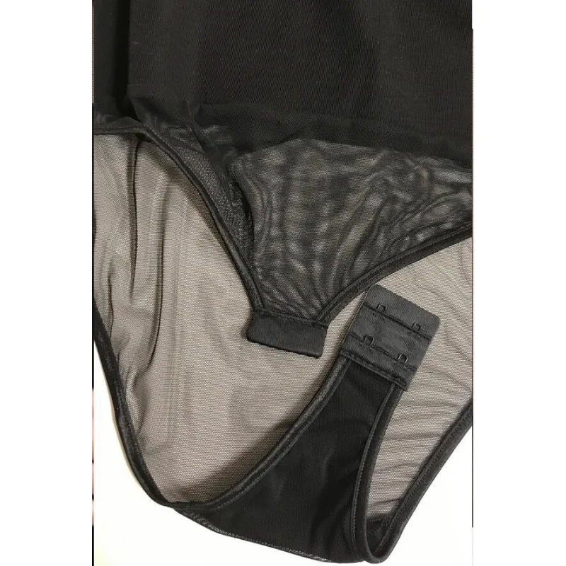 Body En Laine Et Soie Manches Longues Tullées 3 Body En Laine Et Soie Manches Longues Tullées – Image 3