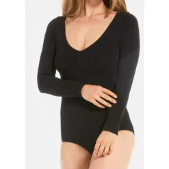 Body Manches Longues Col Rond Bambou