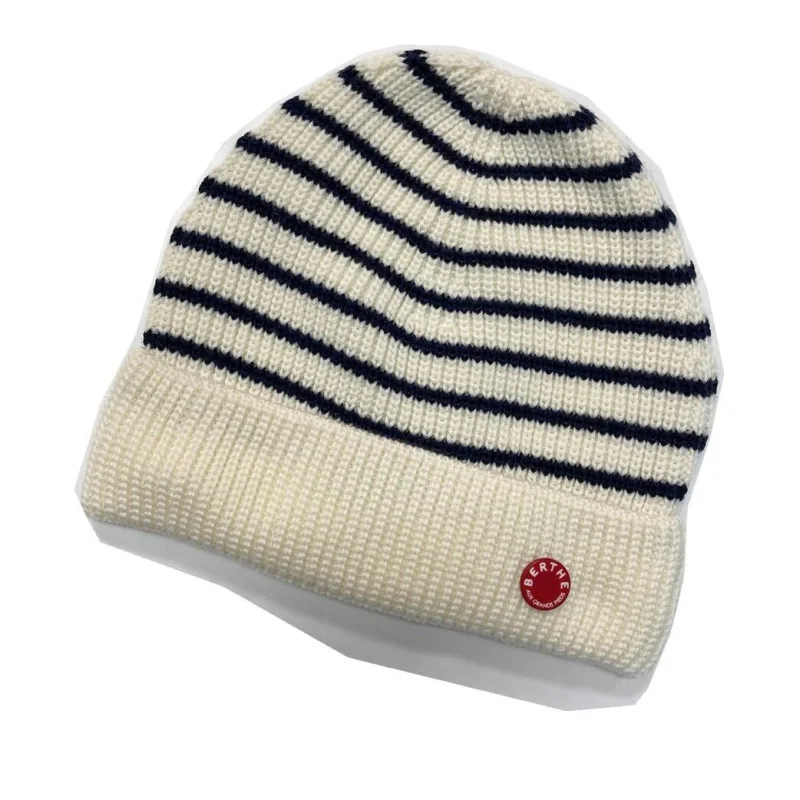 Bonnet Berthe Aux Grands Pieds Pur Laine Royal Mer 3 Bonnet Berthe Aux Grands Pieds Pur Laine Royal Mer – Image 3