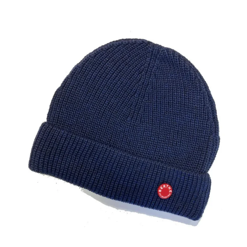 Bonnet Berthe Aux Grands Pieds Pur Laine Royal Mer 4 Bonnet Berthe Aux Grands Pieds Pur Laine Royal Mer – Image 4