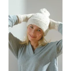 Bonnet Laine Côtelée Hiver Berthe -Chantelle Soldes Magasin bonnet laine cotelee hiver berthe 5