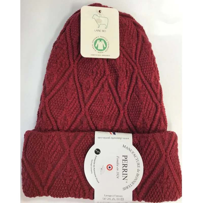 Bonnet Laine Torsadée Bio Perrin 1 Bonnet Laine Torsadée Bio Perrin