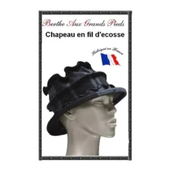 Chapeau Berthe Aux Grands Pieds à Pois Et Rayures