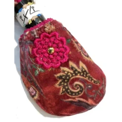 Chausson Polaire Ixli Smila Fleuri Cachemire