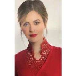 Chemise LAine Et Soie Col V Dentelle Crochet 7 Chemise LAine Et Soie Col V Dentelle Crochet -Chantelle Soldes Magasin chemise laine et soie col v dentelle crochet 3