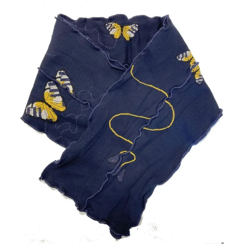Echarpe Coton Berthe Aux Grands Pieds Envol De Papillons 1 Echarpe Coton Berthe Aux Grands Pieds Envol De Papillons