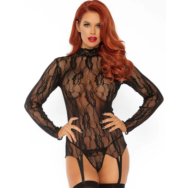 Guêpière Dentelle Florale ML Leg Avenue 1 Guêpière Dentelle Florale ML Leg Avenue