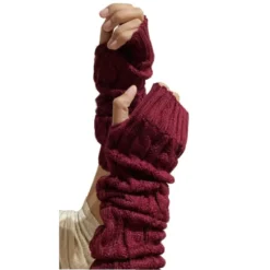 Mitaines Longues Torsadée En Laine 7 Mitaines Longues Torsadée En Laine -Chantelle Soldes Magasin mitaines longues torsadee en laine 1 2