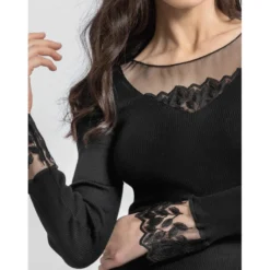 Moretta Manches Longues Laine Et Soie Col V Feuilles 5 Moretta Manches Longues Laine Et Soie Col V Feuilles -Chantelle Soldes Magasin moretta manches longues laine et soie col v feuilles 2