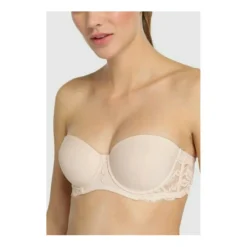 Soutien Gorge Bustier Lou Dentelle Nude
