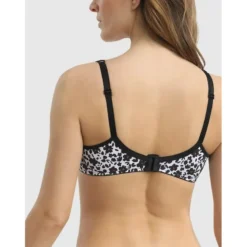 Soutien Gorge Dim Generous Imprimé Fleurs Noires -Chantelle Soldes Magasin soutien gorge dim generous imprime fleurs noires 2