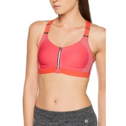 Soutien Gorge Sport Triaction ZIP Rose -Chantelle Soldes Magasin soutien gorge sport triaction zip rose 2